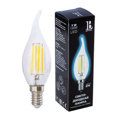 Лампочка светодиодная филаментная E14-7W-NH-flame filament_lb