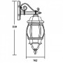 Настенный фонарь уличный  83402S Bl