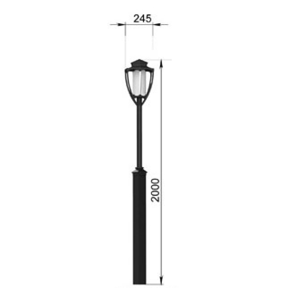 Наземный фонарь Denaly  600-21/b-06
