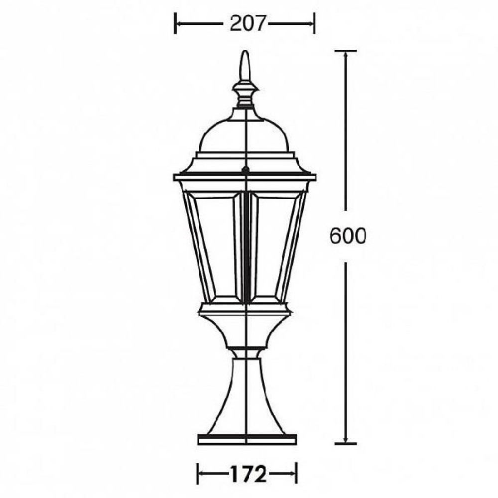 Наземный фонарь  91404L Gb