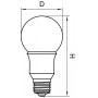 Лампочка светодиодная LED 930122