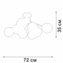 Потолочная люстра V3772-8/8PL